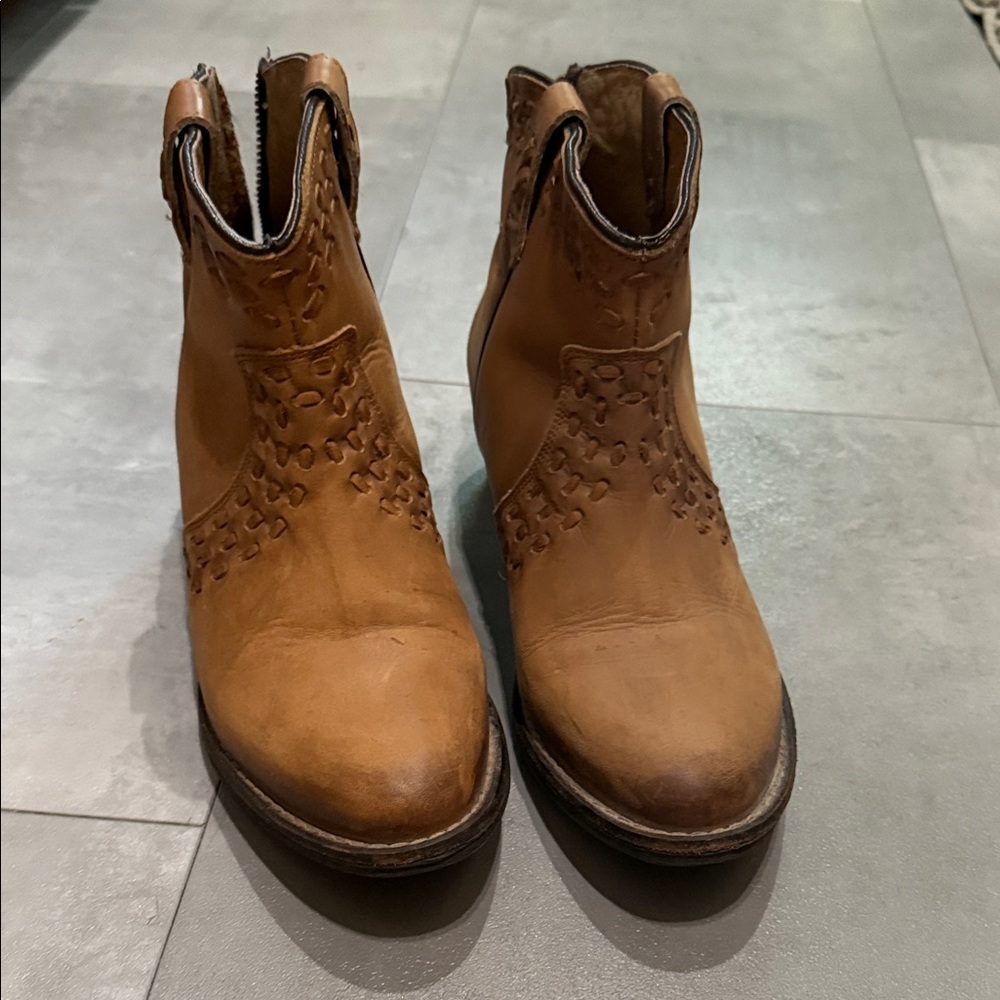 Very Volatile Brown Ankle Booties